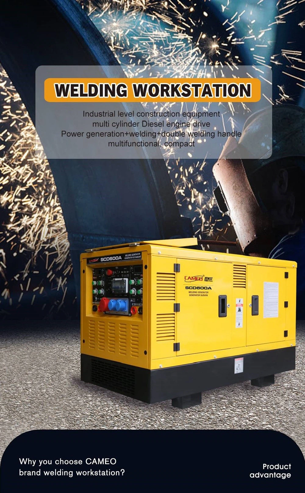 China Factory 300 amp Engine Driven Welder China Factory 300 amp Engine Driven Welder