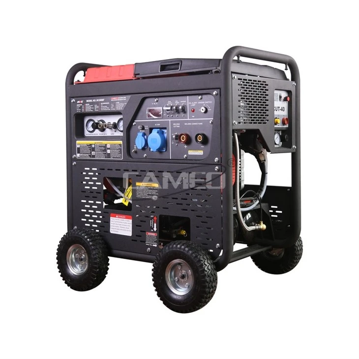 4 in 1 Engine Driven Welder And Plasma Cutting And AC Generator And Air Compression