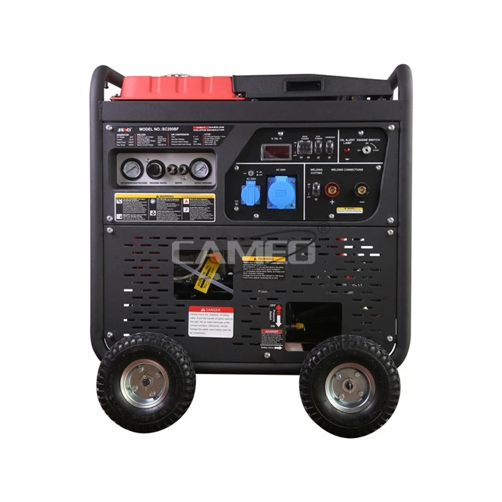 4 in 1 Engine Driven Welder And Plasma Cutting And AC Generator And Air Compression